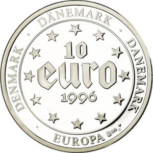 Denmark / Ten Euro 1996 - reverse photo
