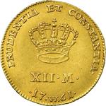 Twelve Marck 1761: Photo Coin, Denmark, Twelve Marck 1761 / thumbnail