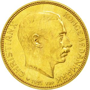 Denmark / Twenty Kroner 1915 - obverse photo