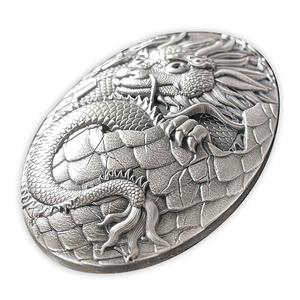 Djibouti / Silver Three Ounces 2024 Dragon Egg - obverse photo