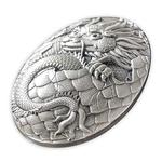 Silver Three Ounces 2024 Dragon Egg: Photo Coin, Djibouti, Silver Three Ounces 2024 Dragon Egg / thumbnail