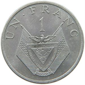 Djibouti / One Franc 1977 - obverse photo