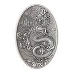 Silver Five Ounces 2024 Dragon Egg: Photo Coin, Djibouti, Silver Five Ounces 2024 Dragon Egg / thumbnail