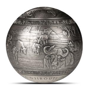 Djibouti / Silver Kilo 2024 Buffalo - obverse photo