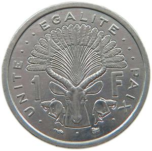 Djibouti / One Franc 1996 - obverse photo