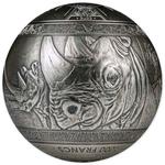 Silver Kilo 2022 Rhinoceros: Photo Coin, Djibouti, Silver Kilo 2022 Rhinoceros / thumbnail