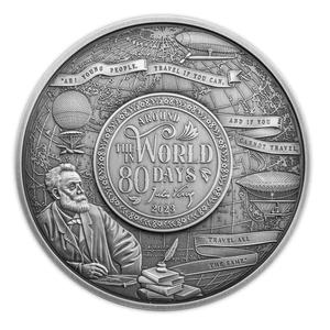Djibouti / Five Hundred Francs Silver 2023 Around the World in 80 Days - obverse photo