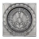 Silver Kilo 2023 Pyramid: Photo Coin, Djibouti, Silver Kilo 2023 Pyramid / thumbnail