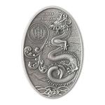 Silver Three Ounces 2024 Dragon Egg: Photo Coin, Djibouti, Silver Three Ounces 2024 Dragon Egg / thumbnail