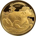 Dominica / Gold Ounce 2022 Mountain Chicken - reverse photo