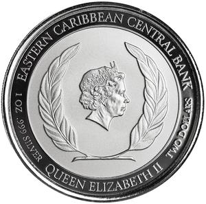 Dominica / Silver Ounce 2022 Mountain Chicken - obverse photo