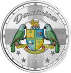 Dominica / Silver Ounce 2024 Coat of Arms / Coloured Proof - reverse photo