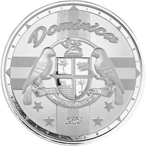 Dominica / Silver Ounce 2024 Coat of Arms - reverse photo