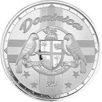 Silver Ounce 2024 Coat of Arms: Photo 2024 EC8 Dominica | Coat of Arms 1 oz Silver Coin / thumbnail