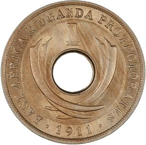 East Africa Protectorate / One Cent 1911 - reverse photo
