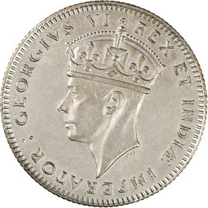 East African Currency Board / Fifty Cents 1942 - obverse photo