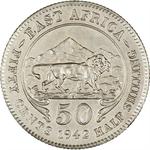 Fifty Cents 1942: Photo Coin, East African Currency Board, Fifty Cents 1942 / thumbnail