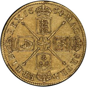 England / Two Guineas 1664 King Charles II - reverse photo