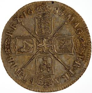 England / Guinea 1683 King Charles II - reverse photo