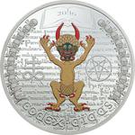 Silver Ounce 2016 Codex Gigas: Photo Coin, Equatorial Guinea, Silver Ounce 2016 Codex Gigas / thumbnail