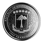 Silver Ounce 2021 Giraffe: Photo Coin, Equatorial Guinea, Silver Ounce 2021 Giraffe / thumbnail