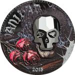 Silver Ounce 2018 Crystal Skull - Vanity: Photo Coin, Equatorial Guinea, Silver Ounce 2018 Crystal Skull - Vanity / thumbnail