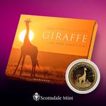 Gold Ounce 2022 Giraffe: Photo Coin, Equatorial Guinea, Gold Ounce 2022 Giraffe / thumbnail