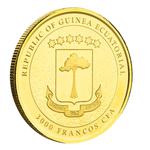 Gold Ounce 2021 Giraffe: Photo Coin, Equatorial Guinea, Gold Ounce 2021 Giraffe / thumbnail