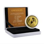 Gold Ounce 2021 Giraffe: Photo Coin, Equatorial Guinea, Gold Ounce 2021 Giraffe / thumbnail
