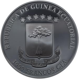 Equatorial Guinea / Silver Ounce 2018 Dark Side - Grim Reaper - obverse photo