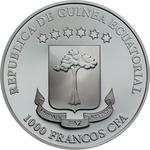 Silver Ounce 2018 Crystal Skull - Vanity: Photo Coin, Equatorial Guinea, Silver Ounce 2018 Crystal Skull - Vanity / thumbnail