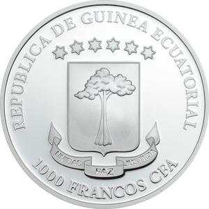 Equatorial Guinea / Silver Ounce 2016 Codex Gigas - obverse photo