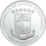 Silver Ounce 2016 Codex Gigas: Photo Coin, Equatorial Guinea, Silver Ounce 2016 Codex Gigas / thumbnail