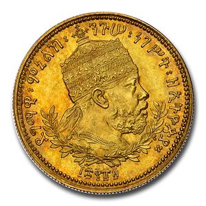 Ethiopia / One Werk Gold 1889 - reverse photo