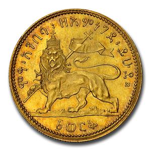 Ethiopia / One Werk Gold 1889 - obverse photo