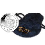 One Crown 2017 Queen Elizabeth II and Prince Philip - Goodwood Races: Photo Coin, Falkland Islands, One Crown 2017 Queen Elizabeth II and Prince Philip / thumbnail