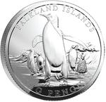 Silver Ounce 2025 King Penguin: Photo King Penguin 2025 £5 1oz Silver Proof Coin / thumbnail