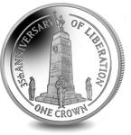 One Crown 2017 Anniversary of the Liberation: Photo Coin, Falkland Islands, One Crown 2017 Anniversary of the Liberation / thumbnail