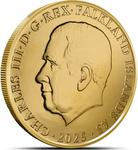 Falkland Islands / Gold Ounce 2025 King Penguin - obverse photo