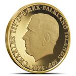 Falkland Islands / Gold Tenth-Ounce 2025 King Penguin - obverse photo