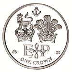 One Crown 2011 Queen Elizabeth II and Prince Philip: Photo Coin, Falkland Islands, One Crown 2011 Queen Elizabeth II and Prince Philip / thumbnail