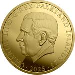 Gold Ounce 2025 Rose Ryal: Photo 2025 Rose Ryal 1oz Gold Proof Coin / thumbnail