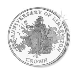 Falkland Islands / One Crown 2007 Anniversary of the Liberation - reverse photo
