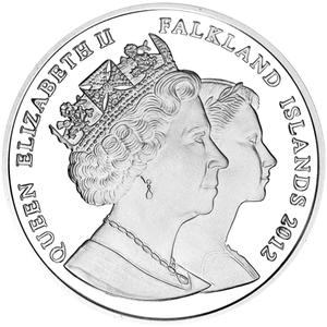 Falkland Islands / One Crown 2012 100th Race Meeting - obverse photo