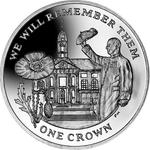 One Crown 2014 Royal Chelsea Hospital: Photo Coin, Falkland Islands, One Crown 2014 Royal Chelsea Hospital / thumbnail
