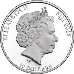 Fiji / Ten Dollars 2012 Princess Olga - obverse photo