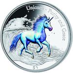 Silver Three Ounces 2016 Unicorn: Photo Coin, Fiji, Silver Three Ounces 2016 Unicorn / thumbnail