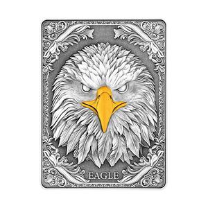Fiji / Silver Ten Ounces 2025 Eagle - reverse photo