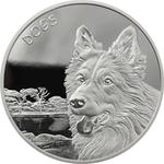 Fiji / Silver Ounce 2023 Dogs - reverse photo