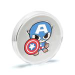 Silver Ounce 2021 Mini-Hero - Captain America: Photo Coin, Fiji, Silver Ounce 2021 Mini-Hero - Captain America / thumbnail